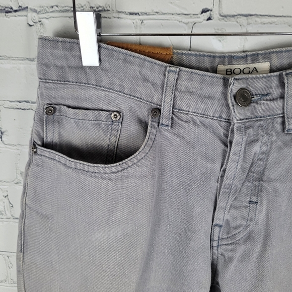 BOGA | button fly slim straight jeans - Picture 3 of 13